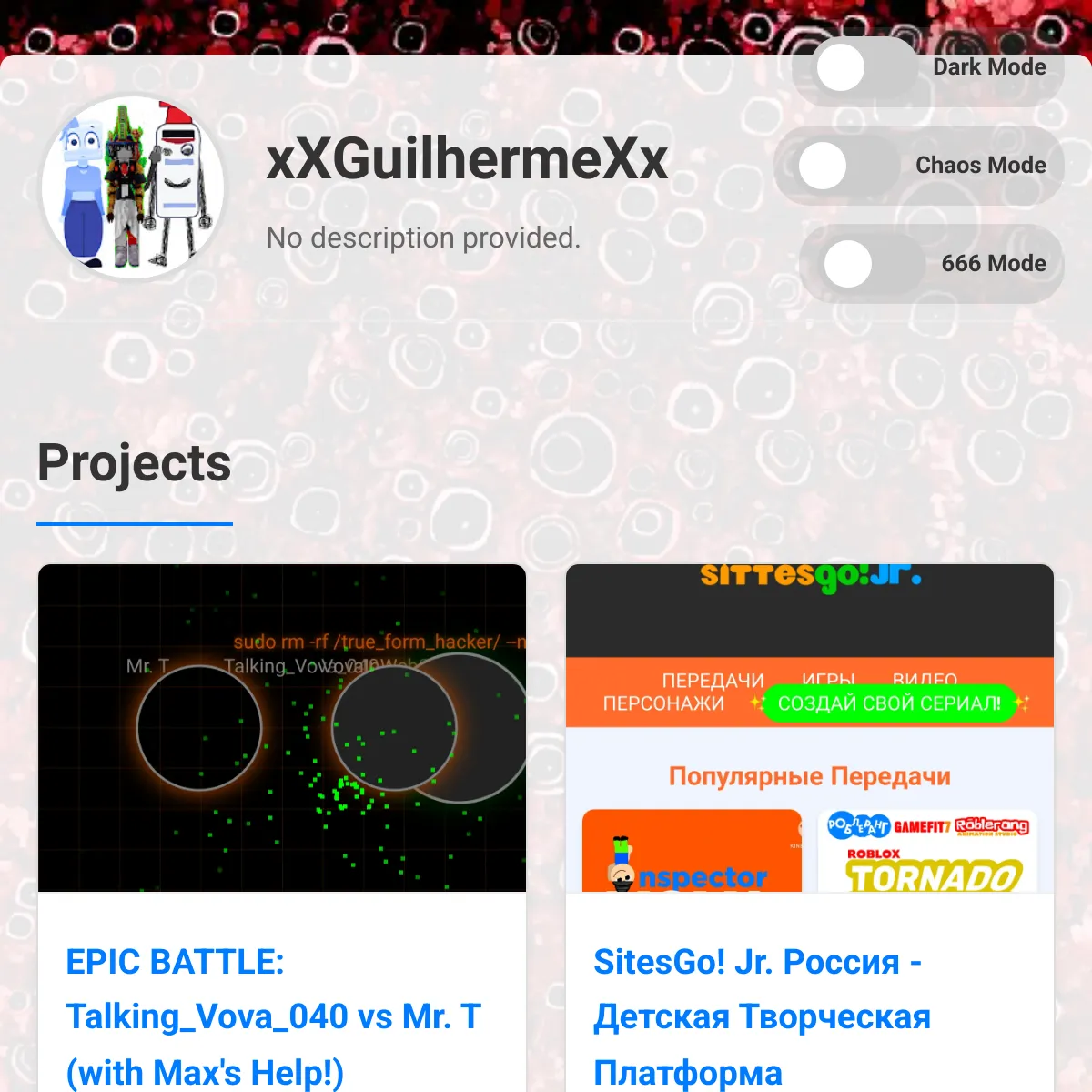 the project is loading