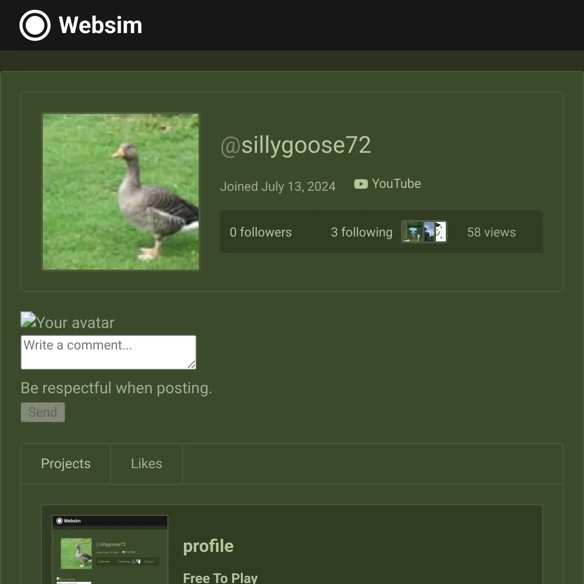 the project is loading