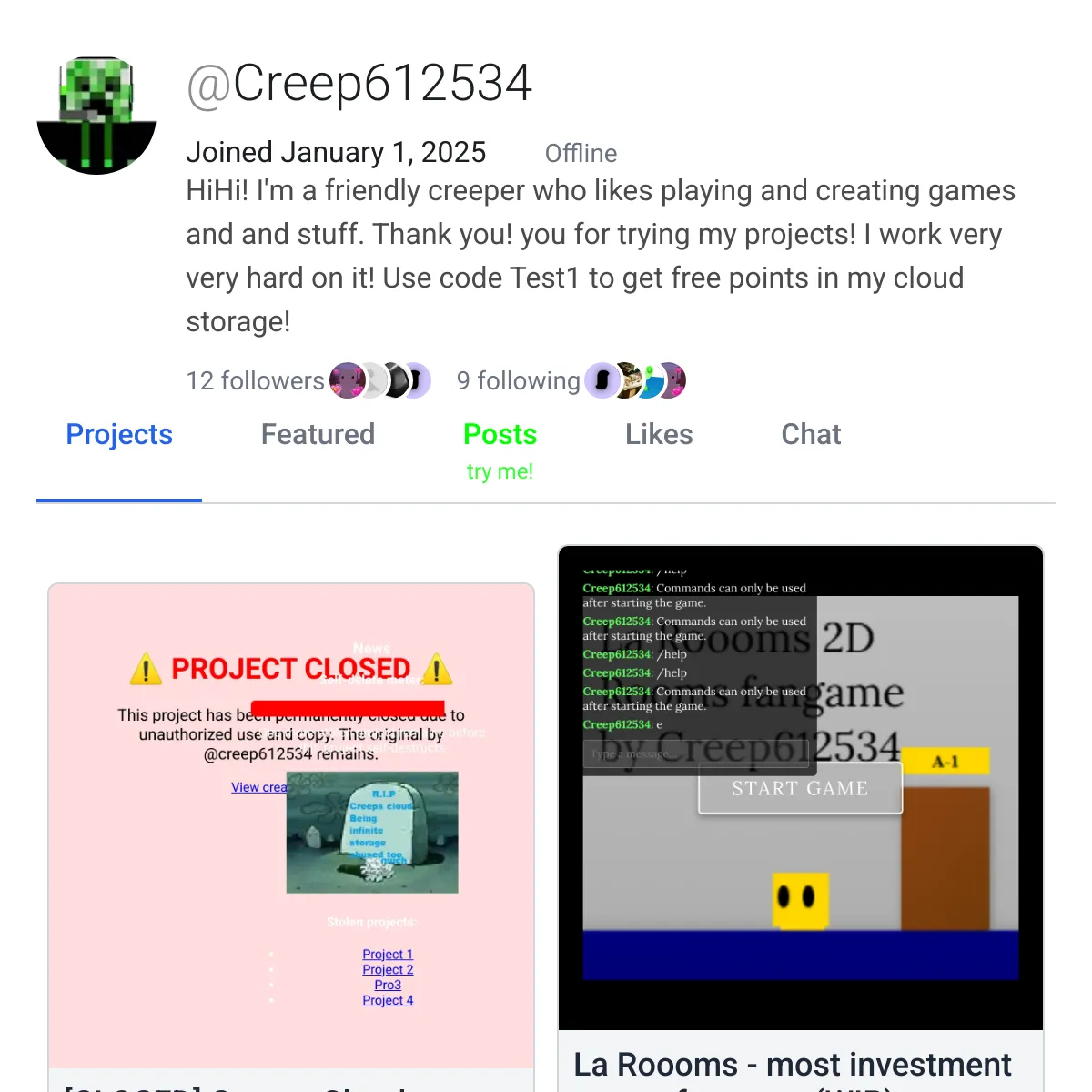 the project is loading