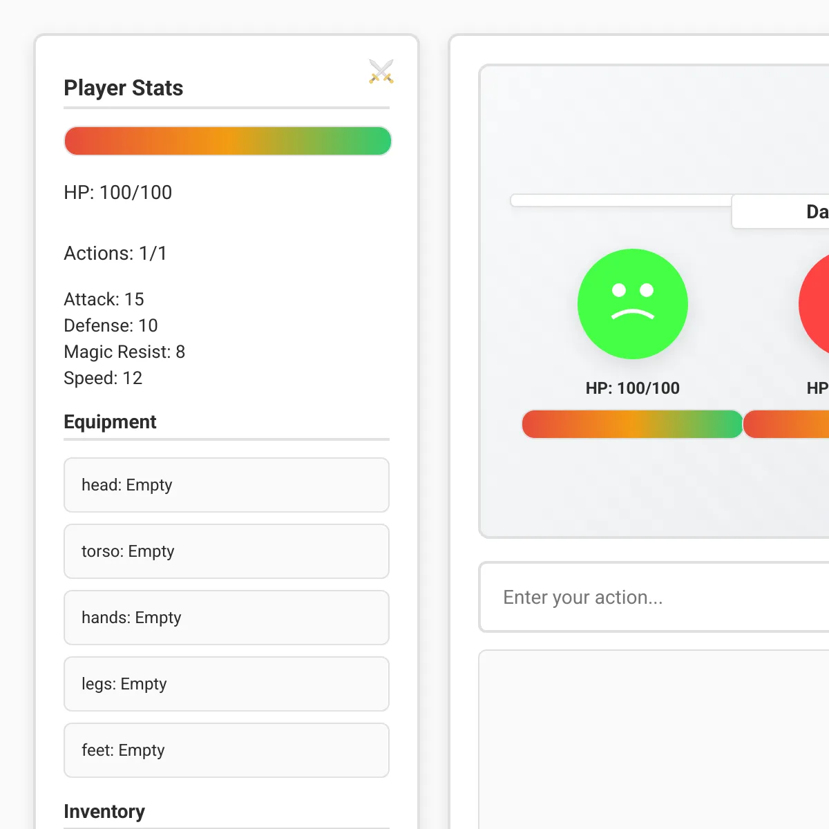 AI RPG Battle System