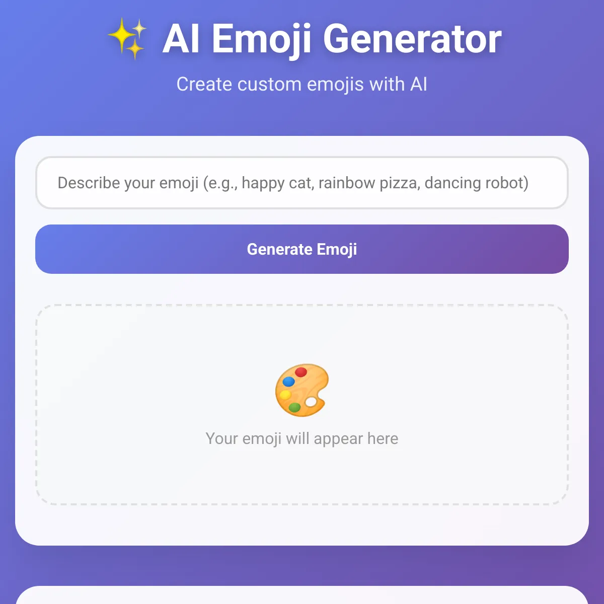 AI Emoji Generator