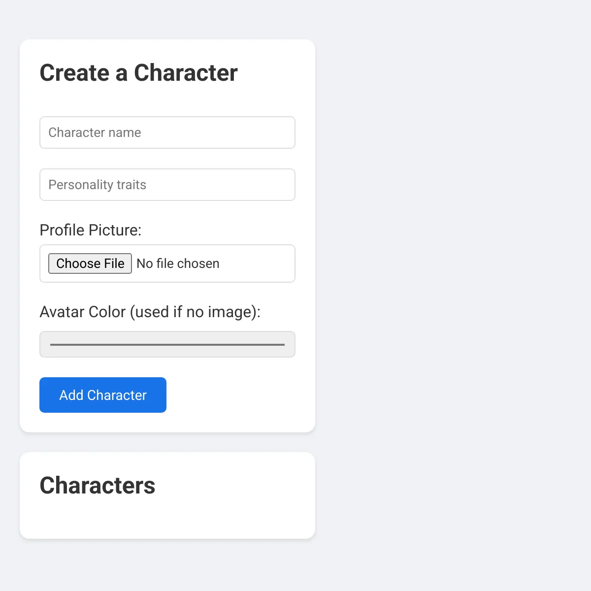 the project is loading