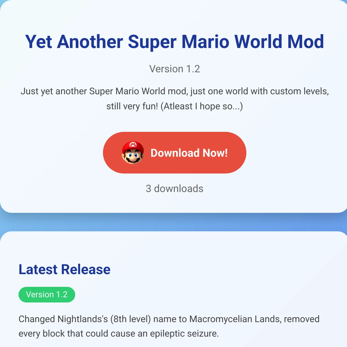 Yet Another Super Mario World Mod