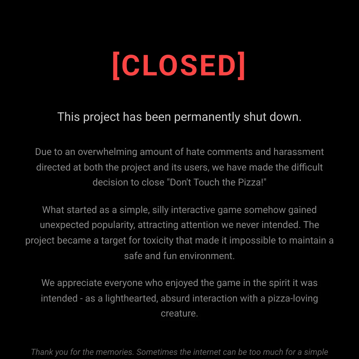 the project is loading