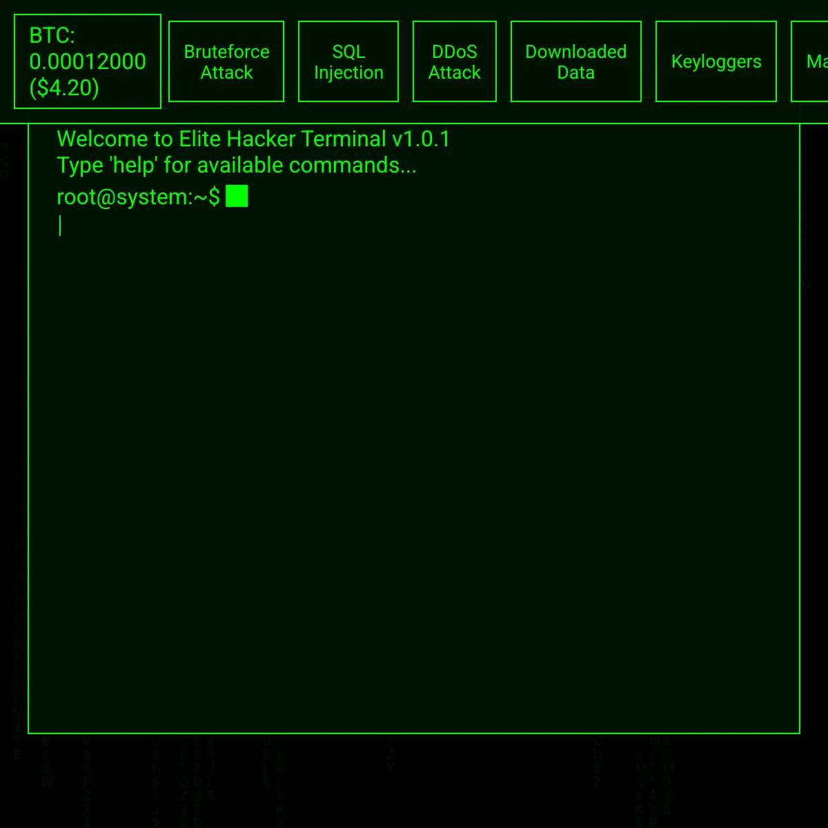 Elite Hacker Simulator