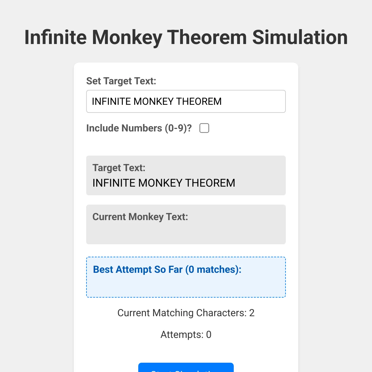 the project is loading