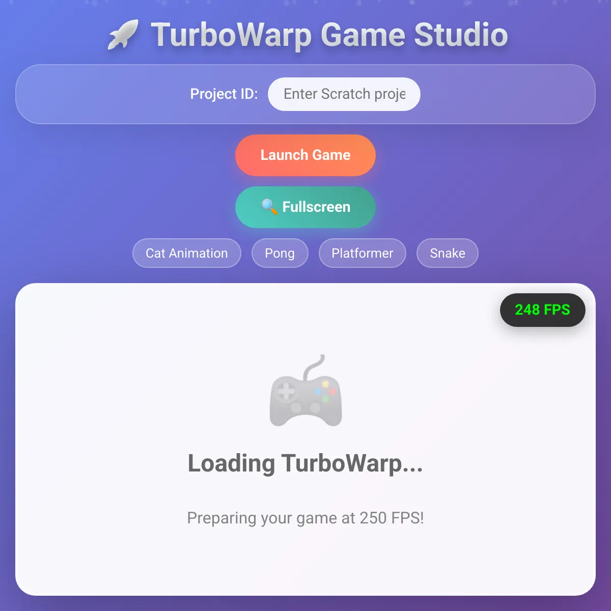 TurboWarp Game Studio