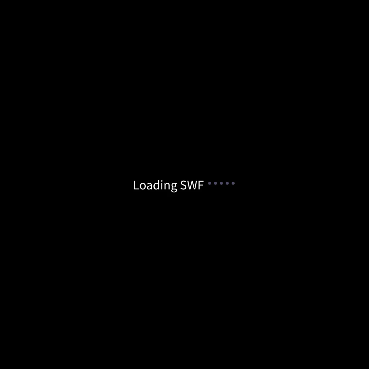 the project is loading