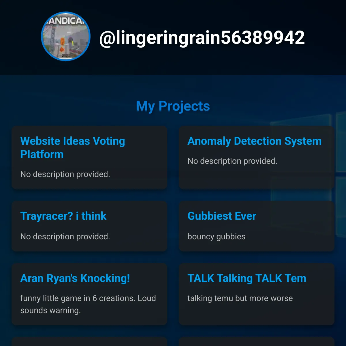 the project is loading