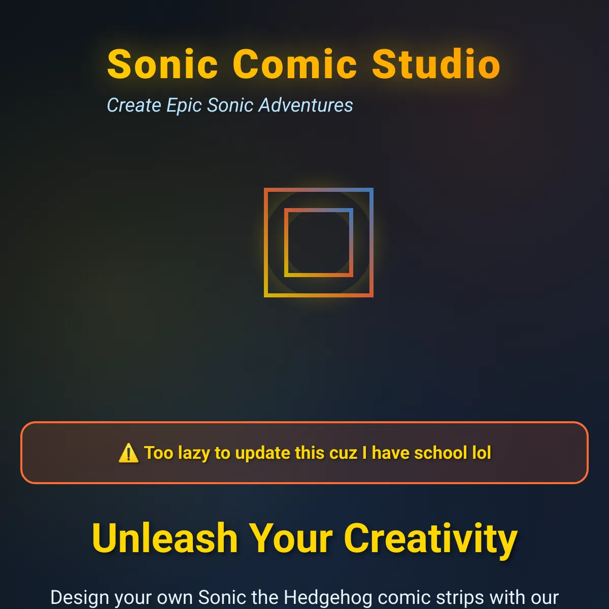 Sonic Comic Studio