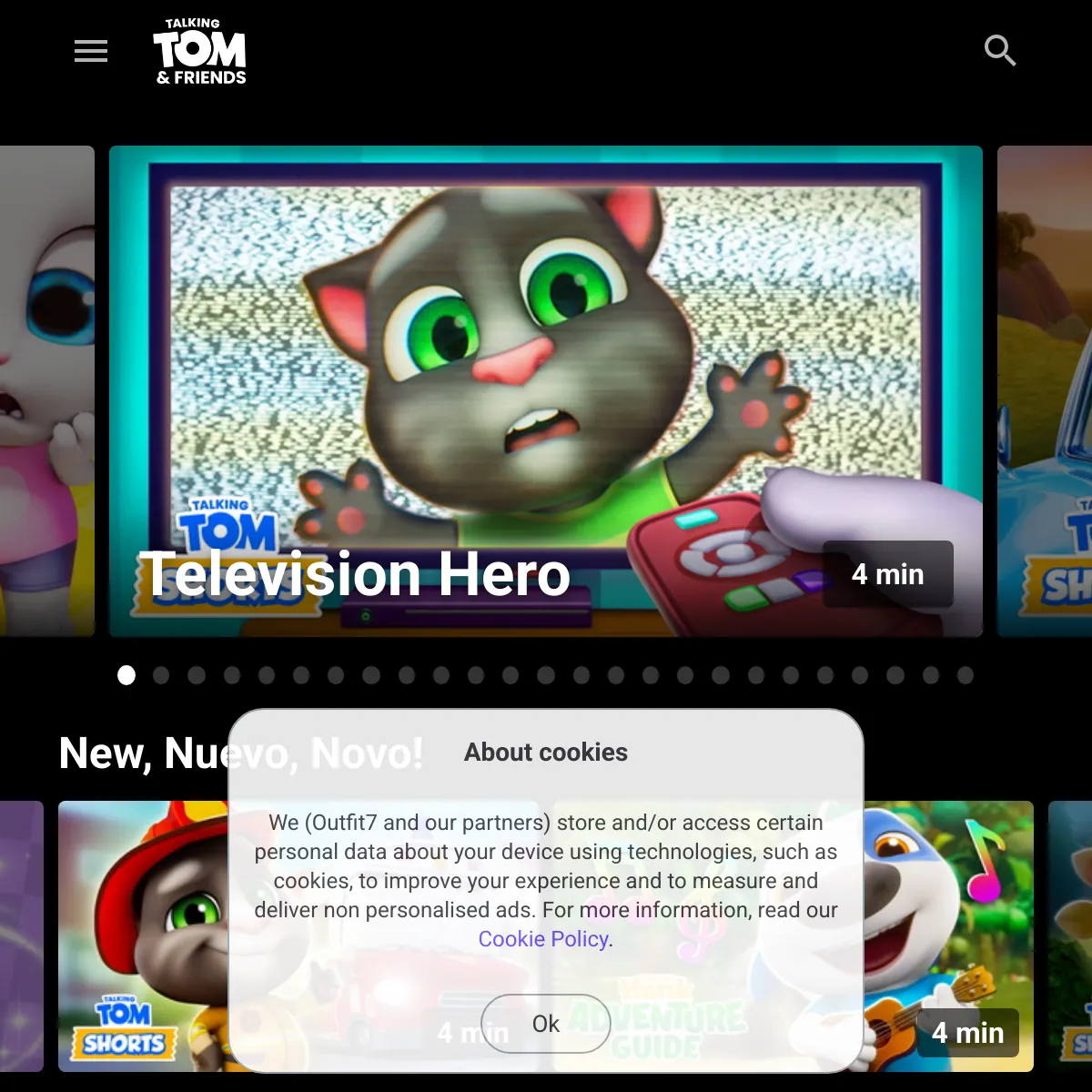 TALKING TOM TV visual data 6