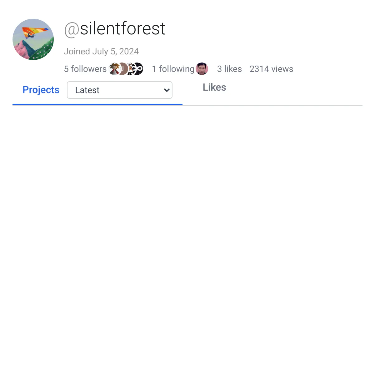 the project is loading