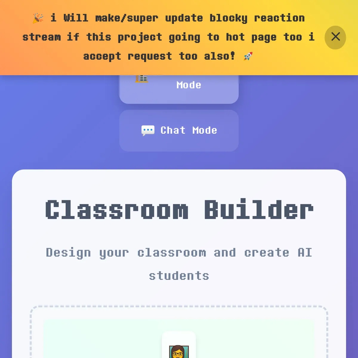 Classroom Simulator