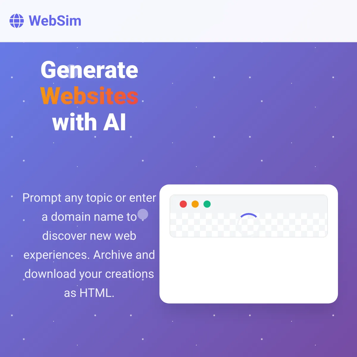 the project is loading