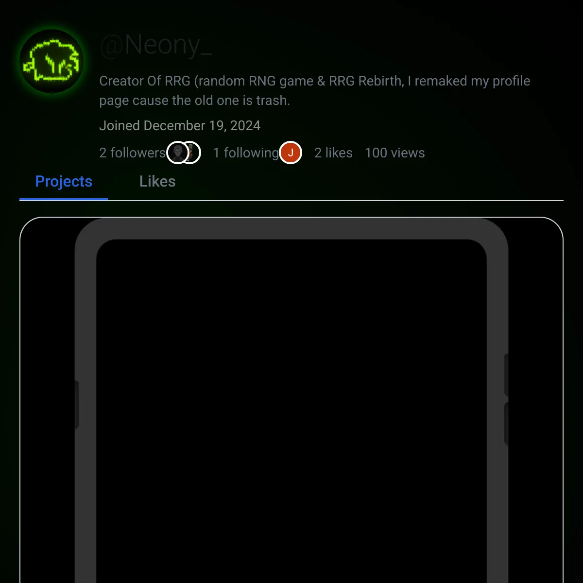 the project is loading