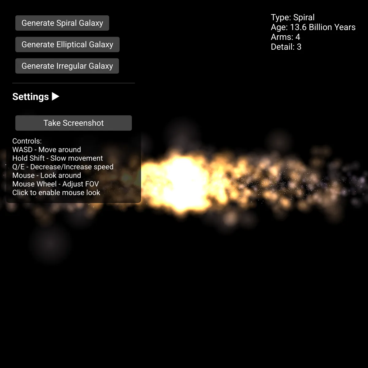 Galaxy Generator