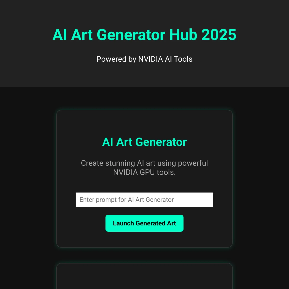 AI Art Generator Hub