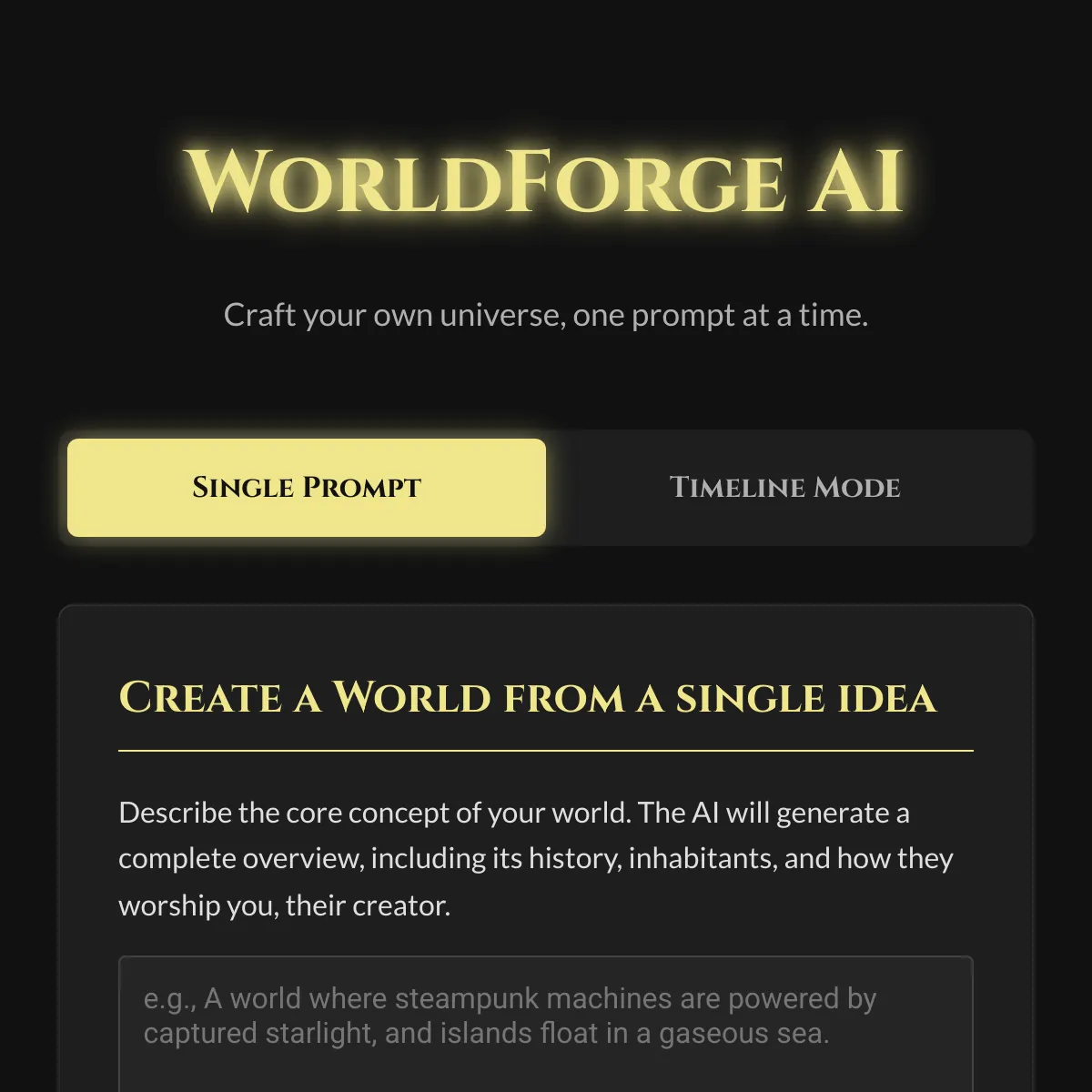 the project is loading