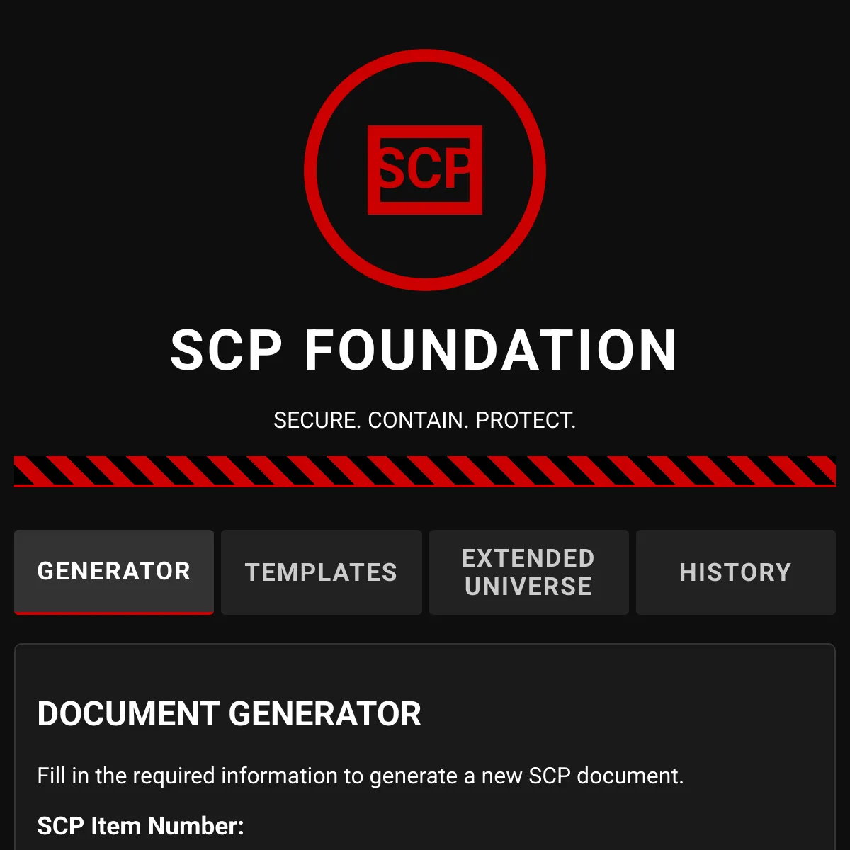 the project is loading