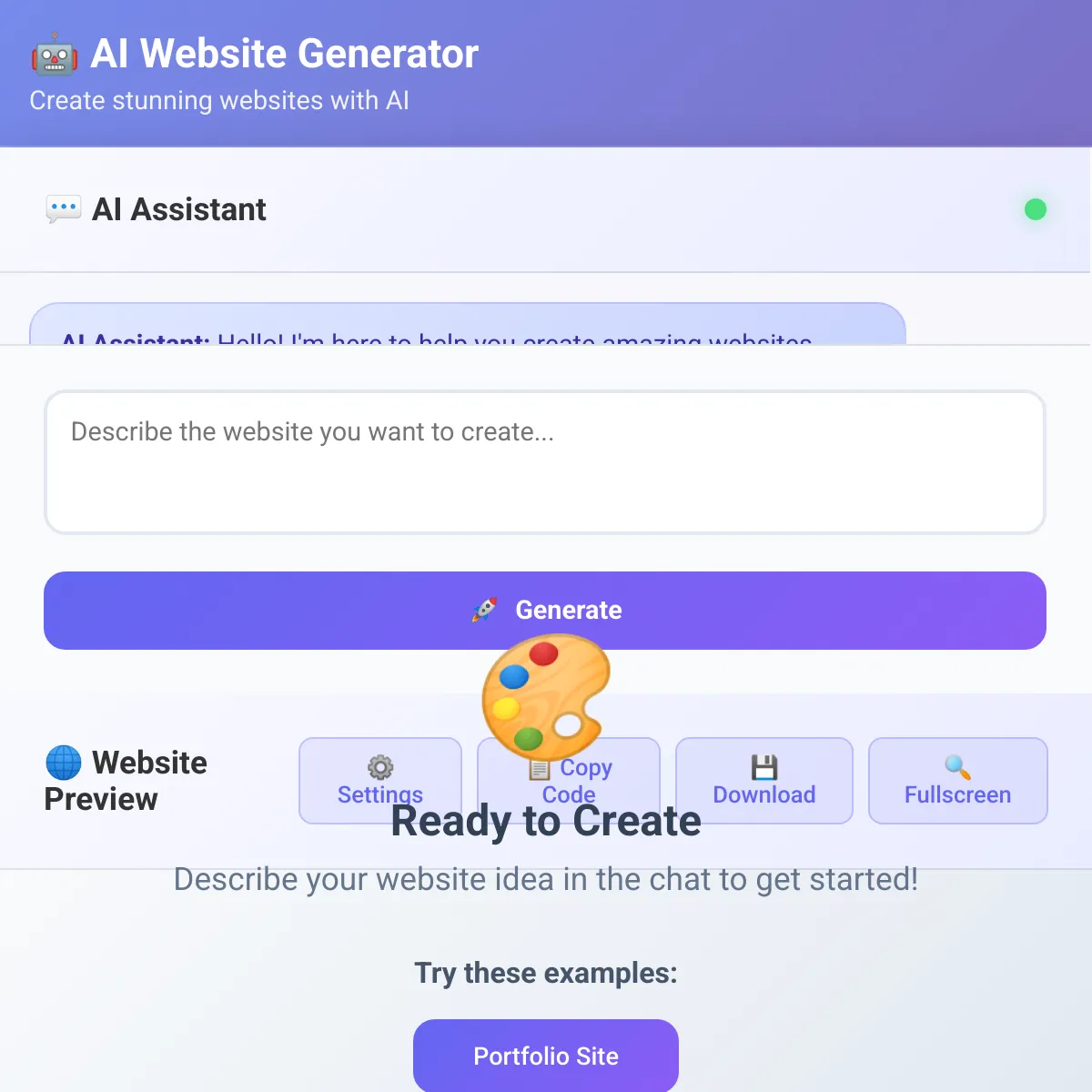 AI Website Generator