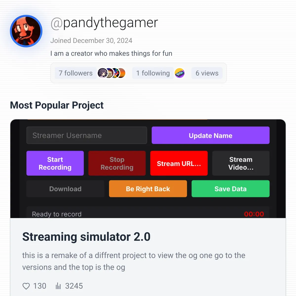 the project is loading