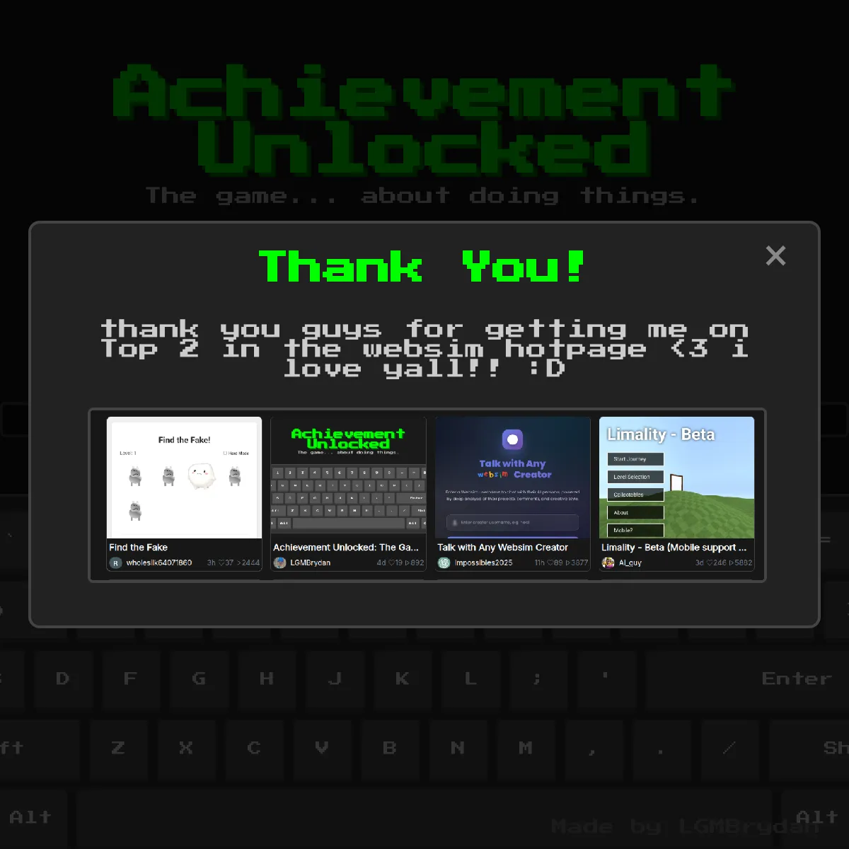 the project is loading