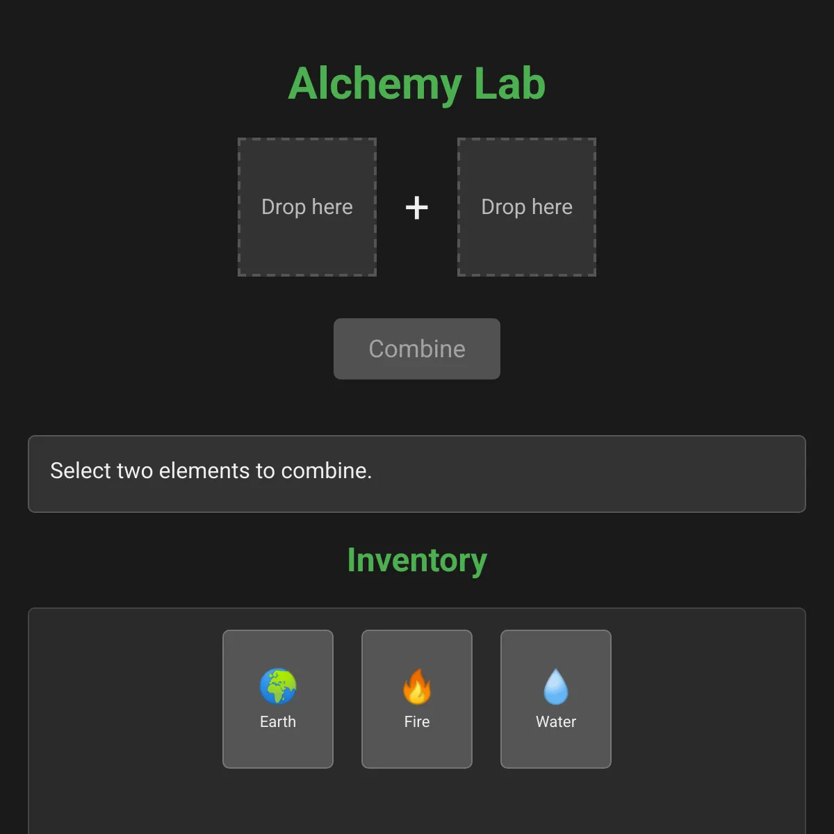 Alchemy Game