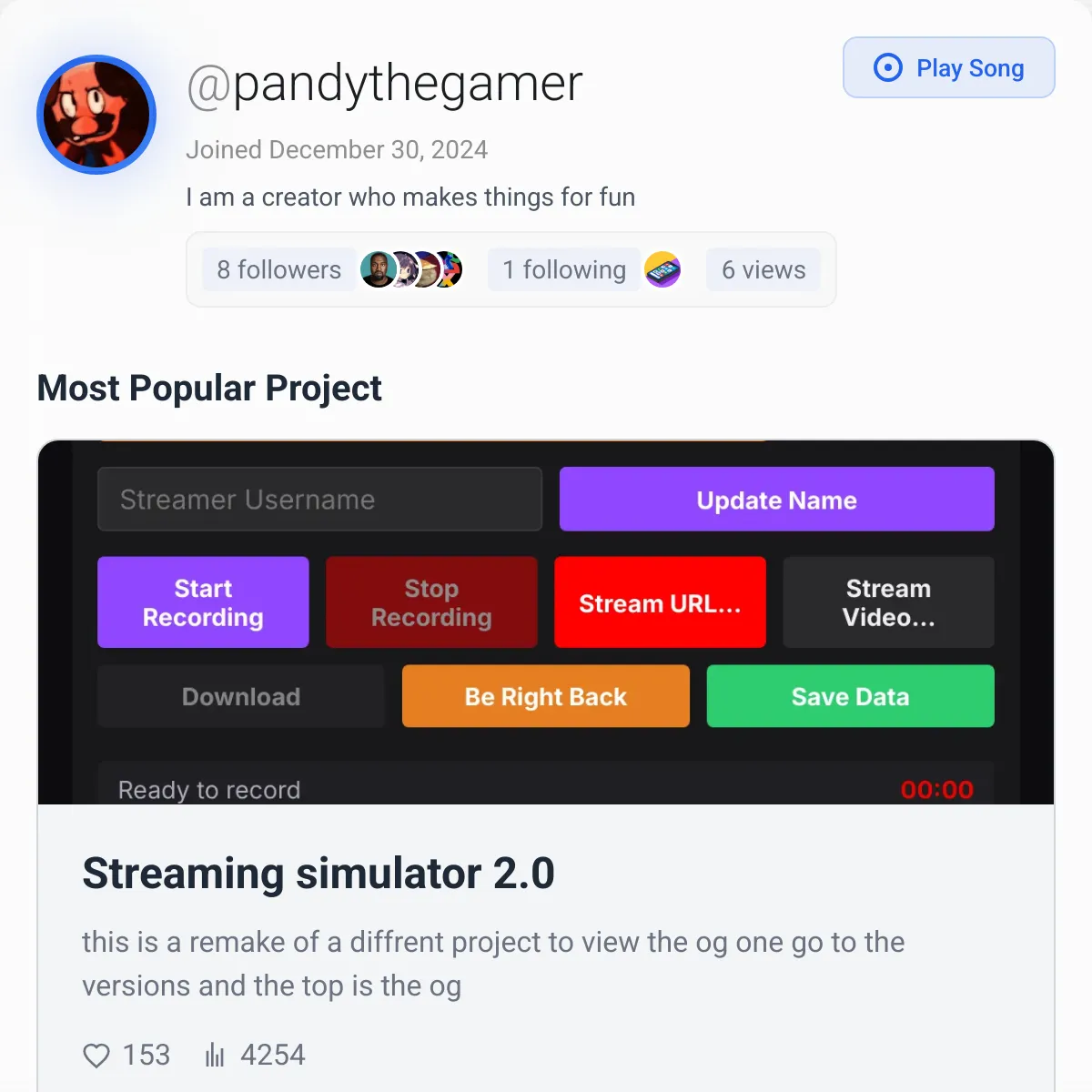 the project is loading