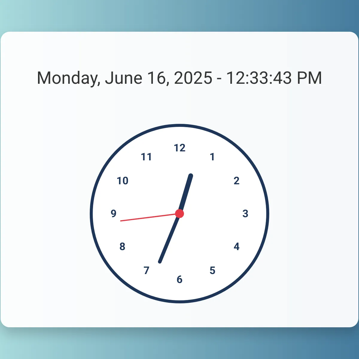 the project is loading
