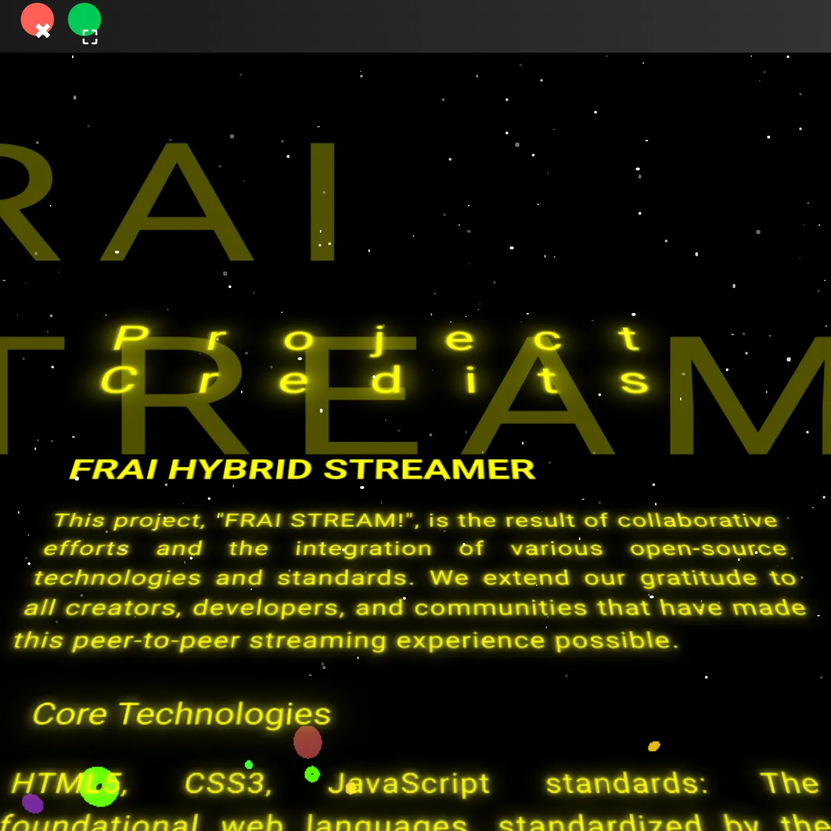 the project is loading