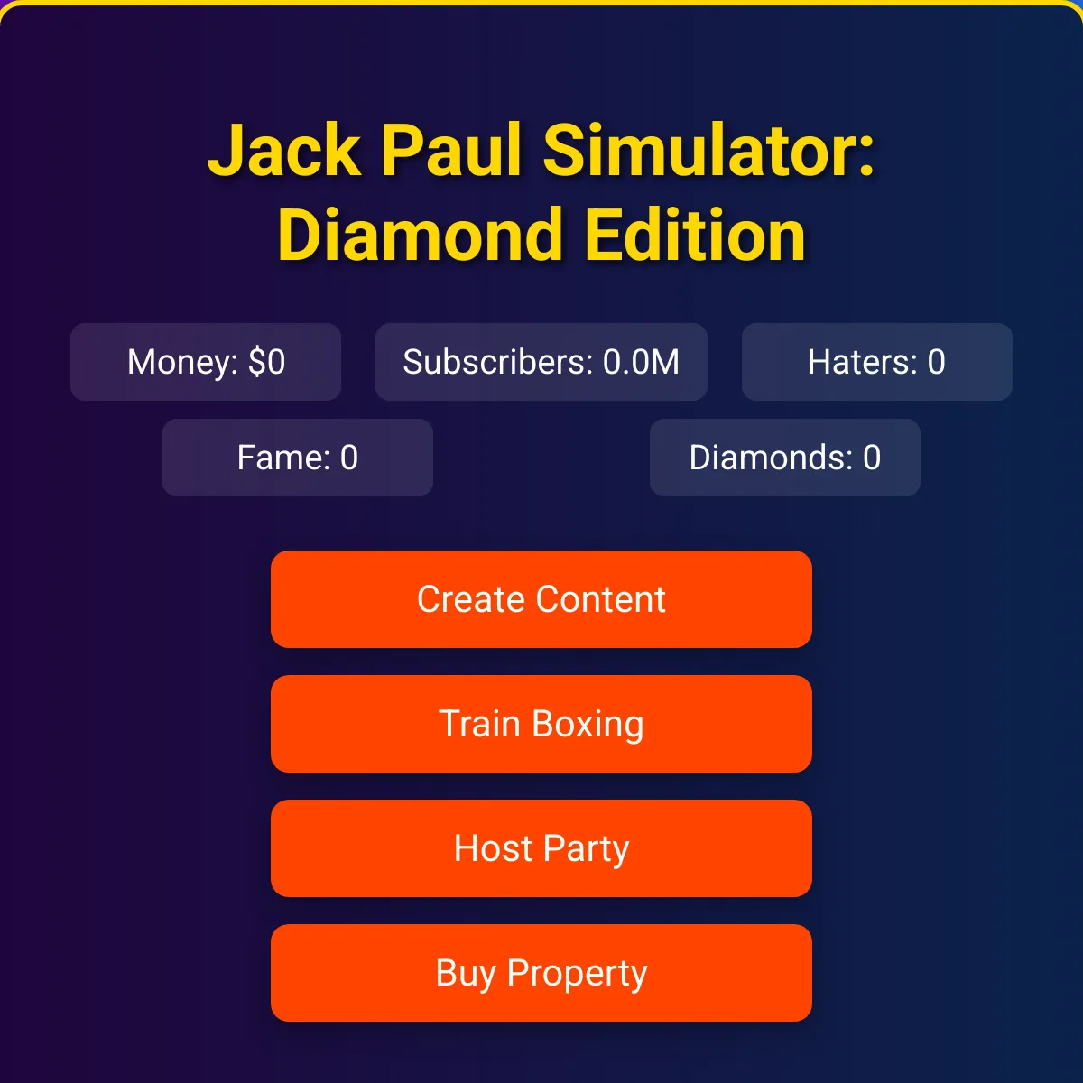 Jack Paul Simulator: Diamond Edition
