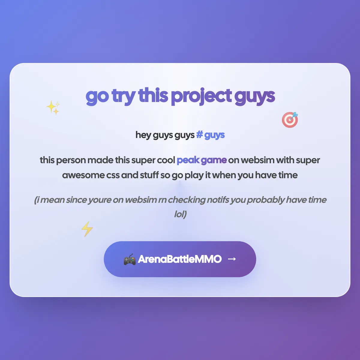 go try this project guys