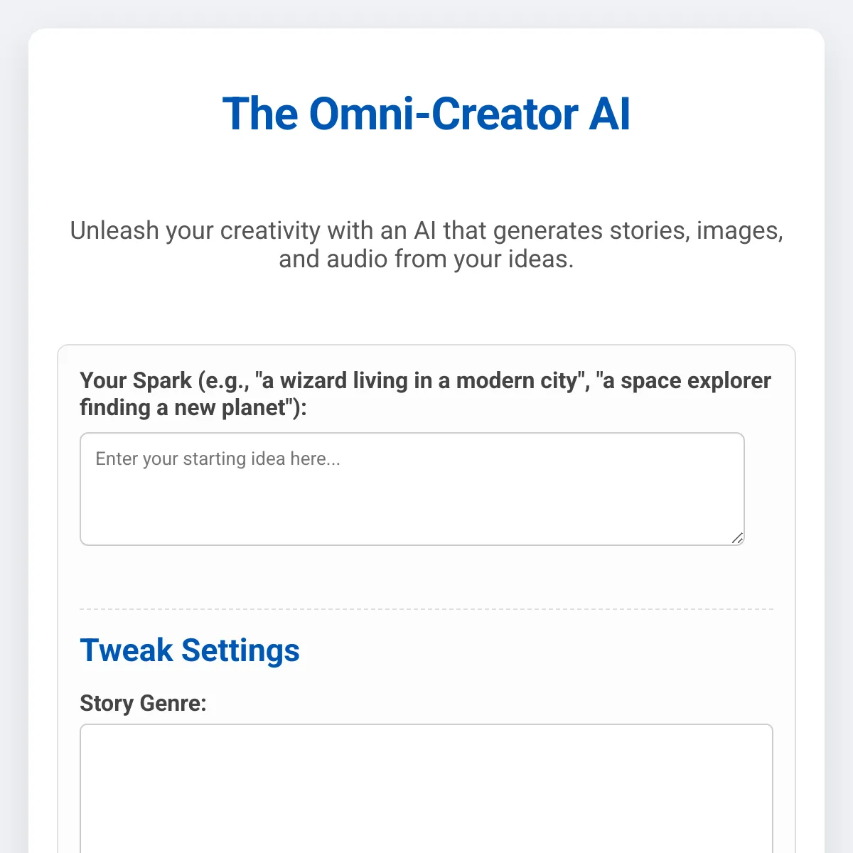 the project is loading