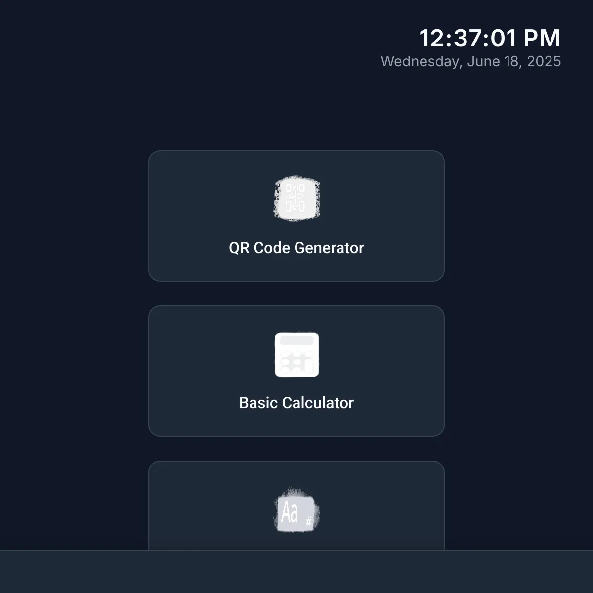 the project is loading