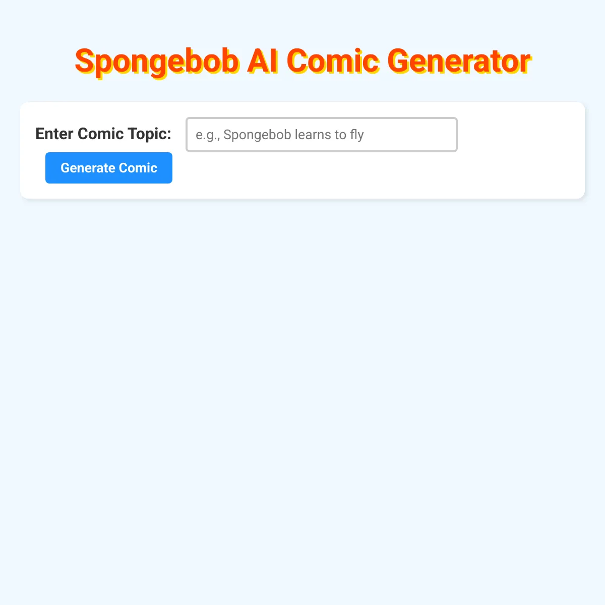 the project is loading