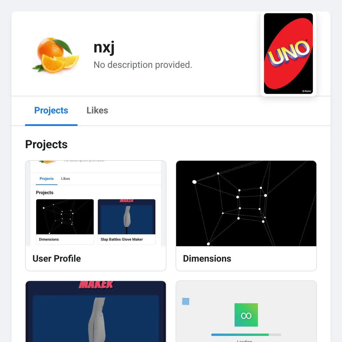the project is loading