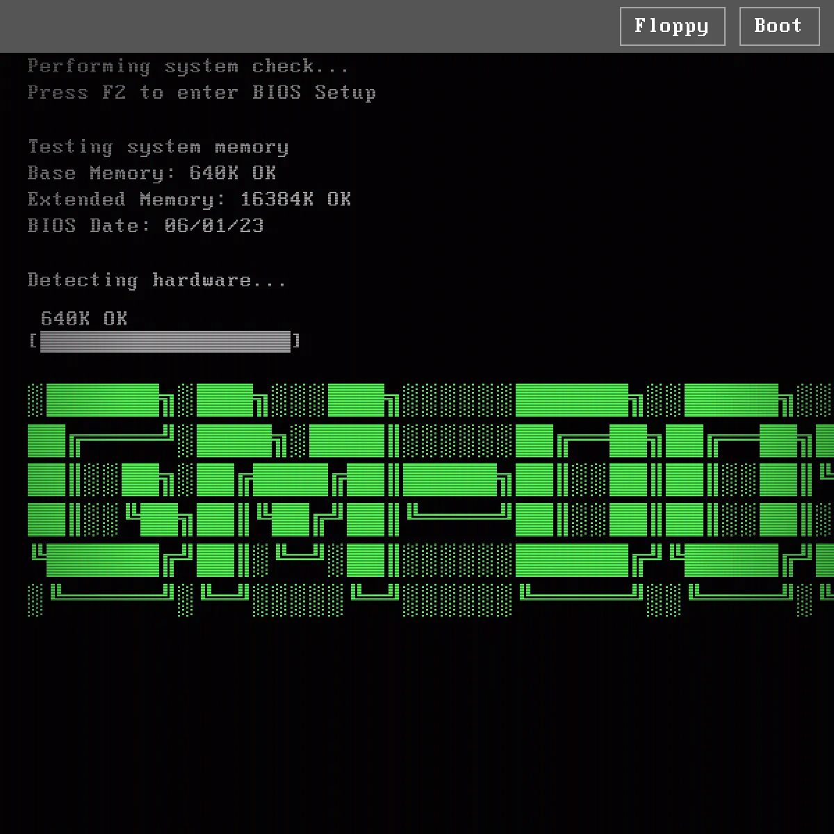 the project is loading