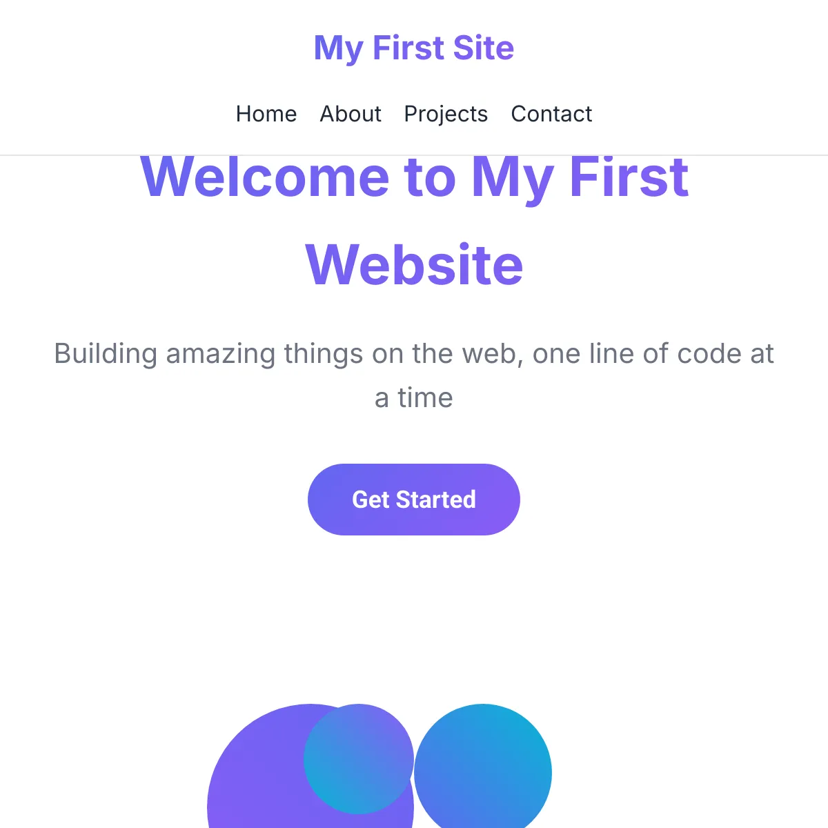 the project is loading