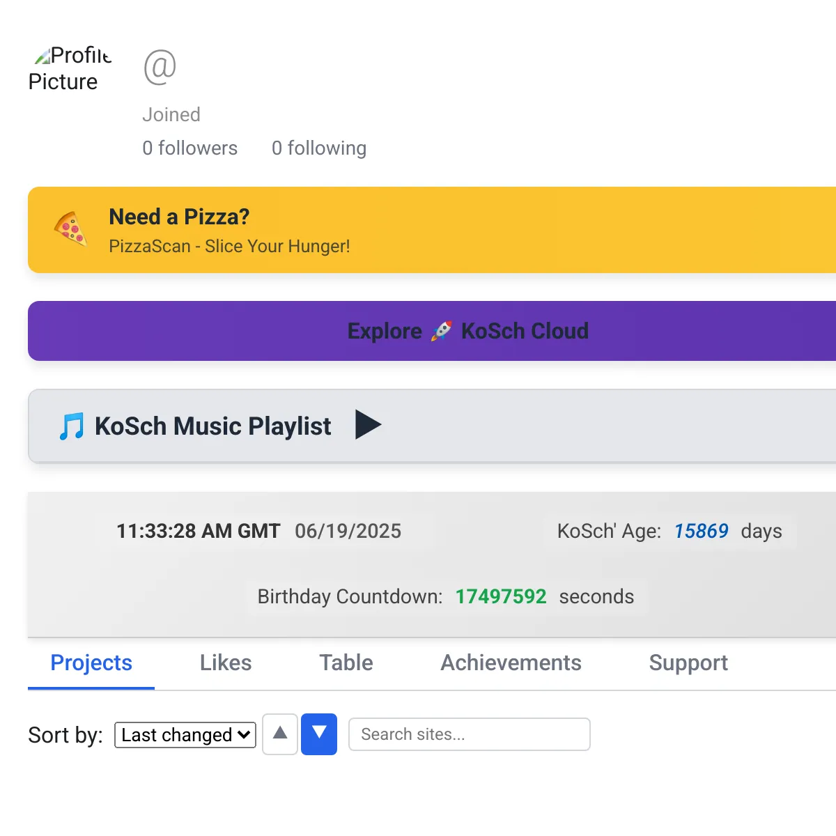 the project is loading