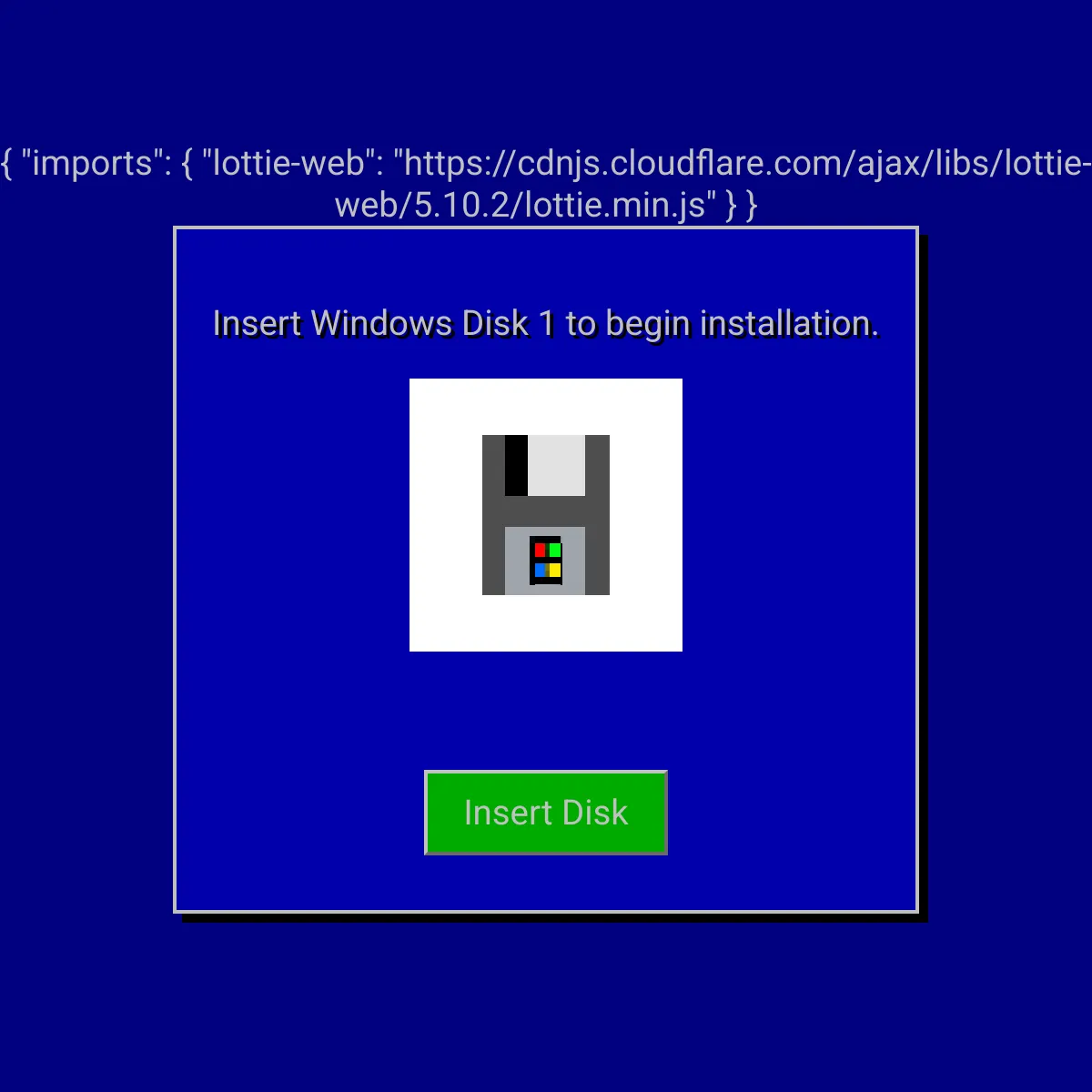 the project is loading