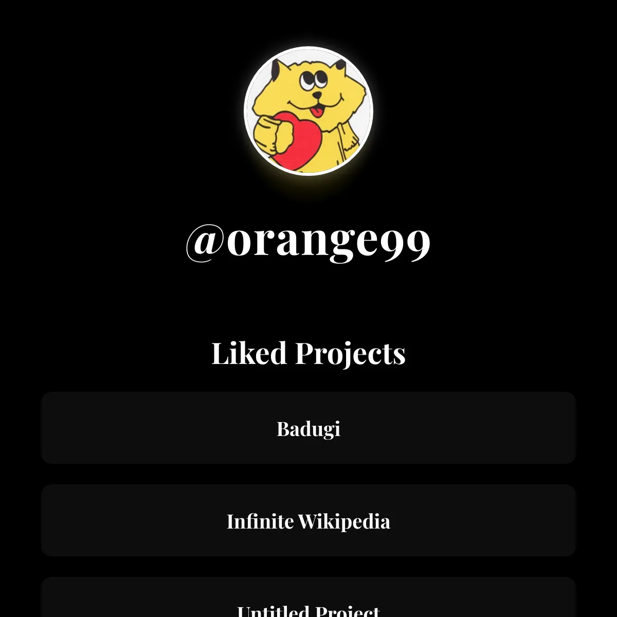 the project is loading
