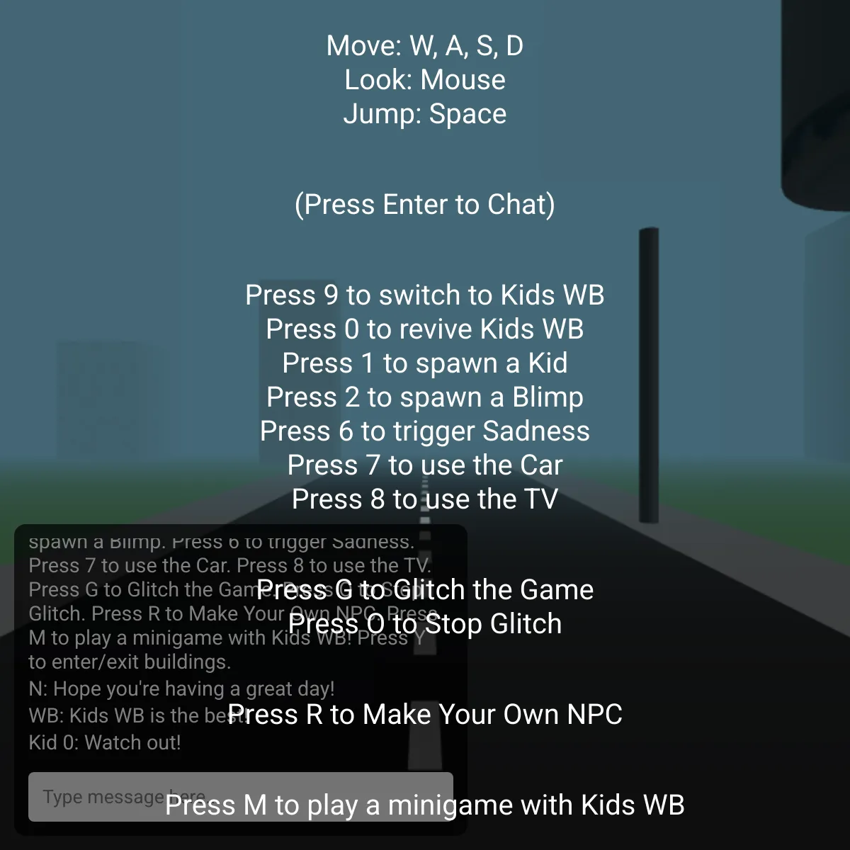 Kids WB City Sim