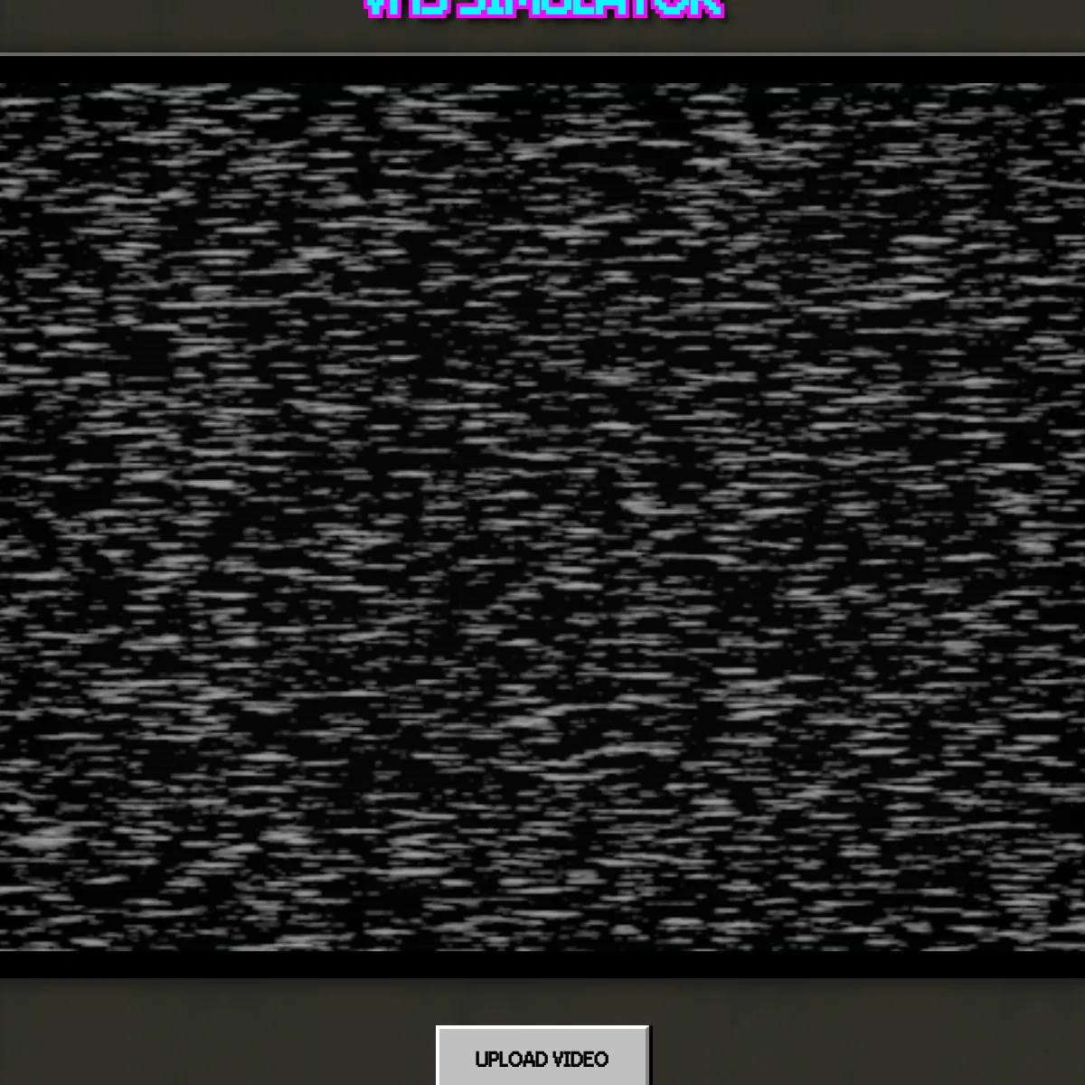 VHS Simulator