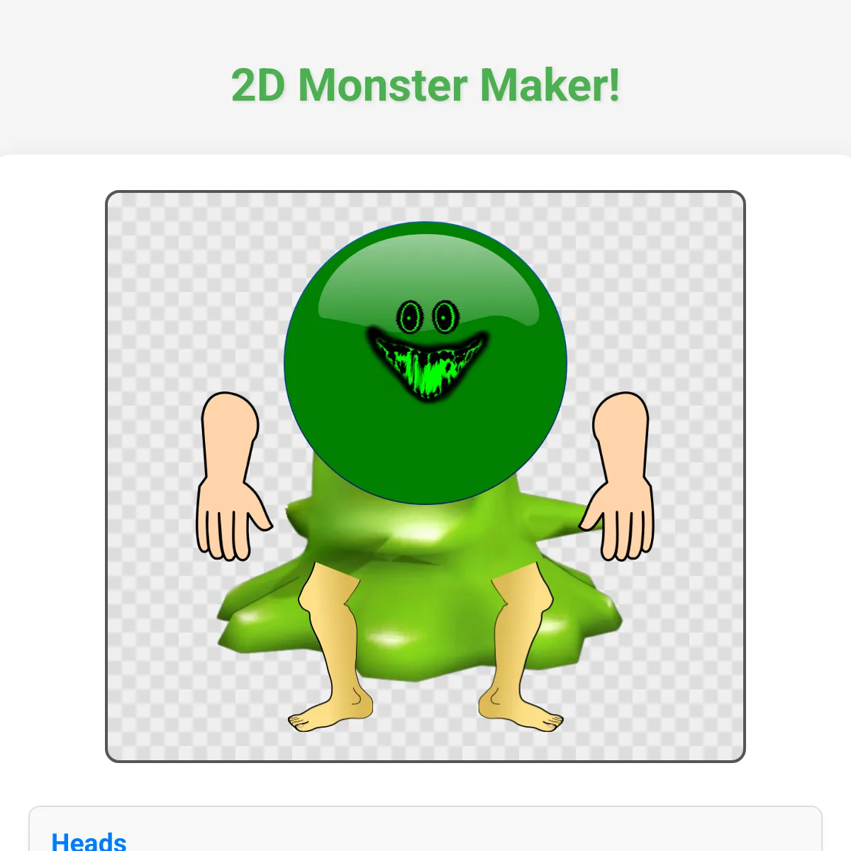 2D Monster Maker