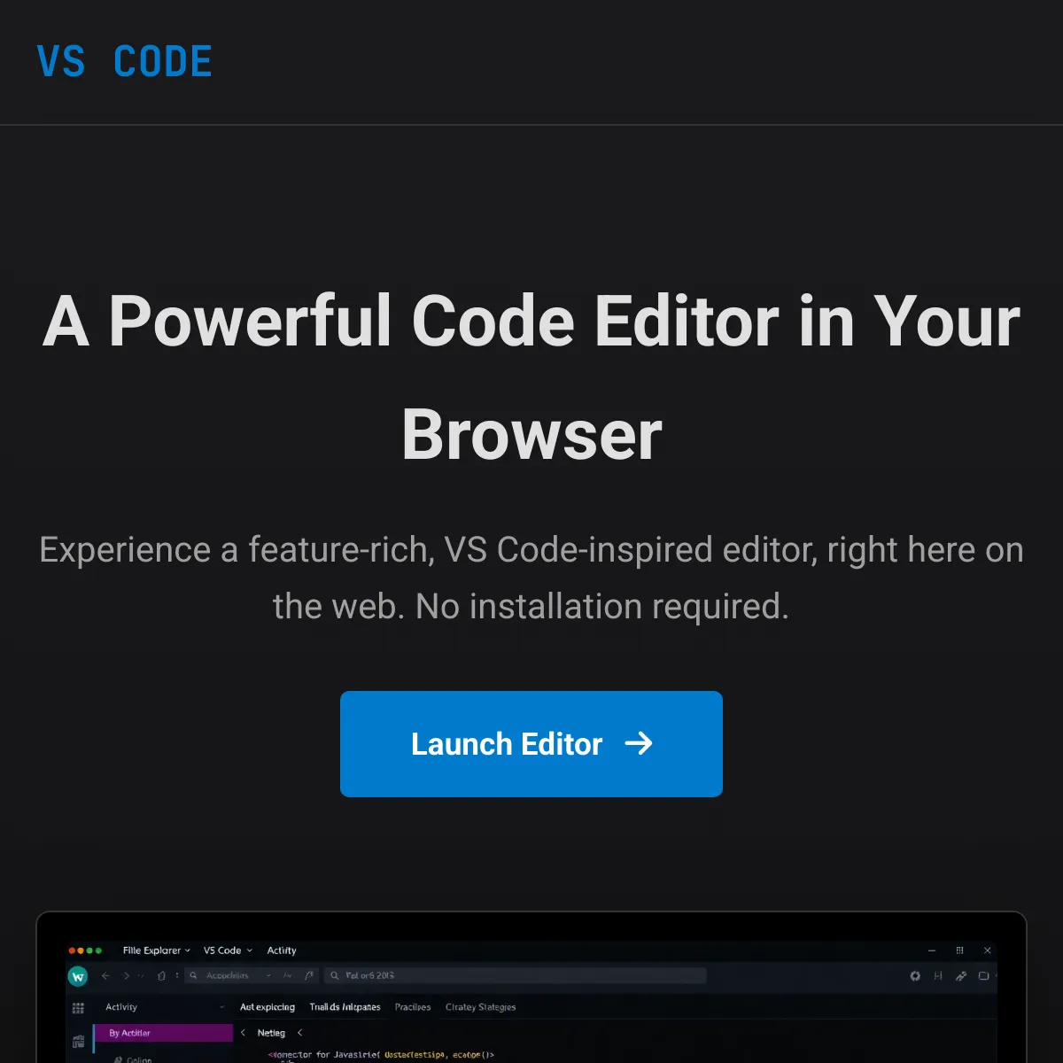 the project is loading