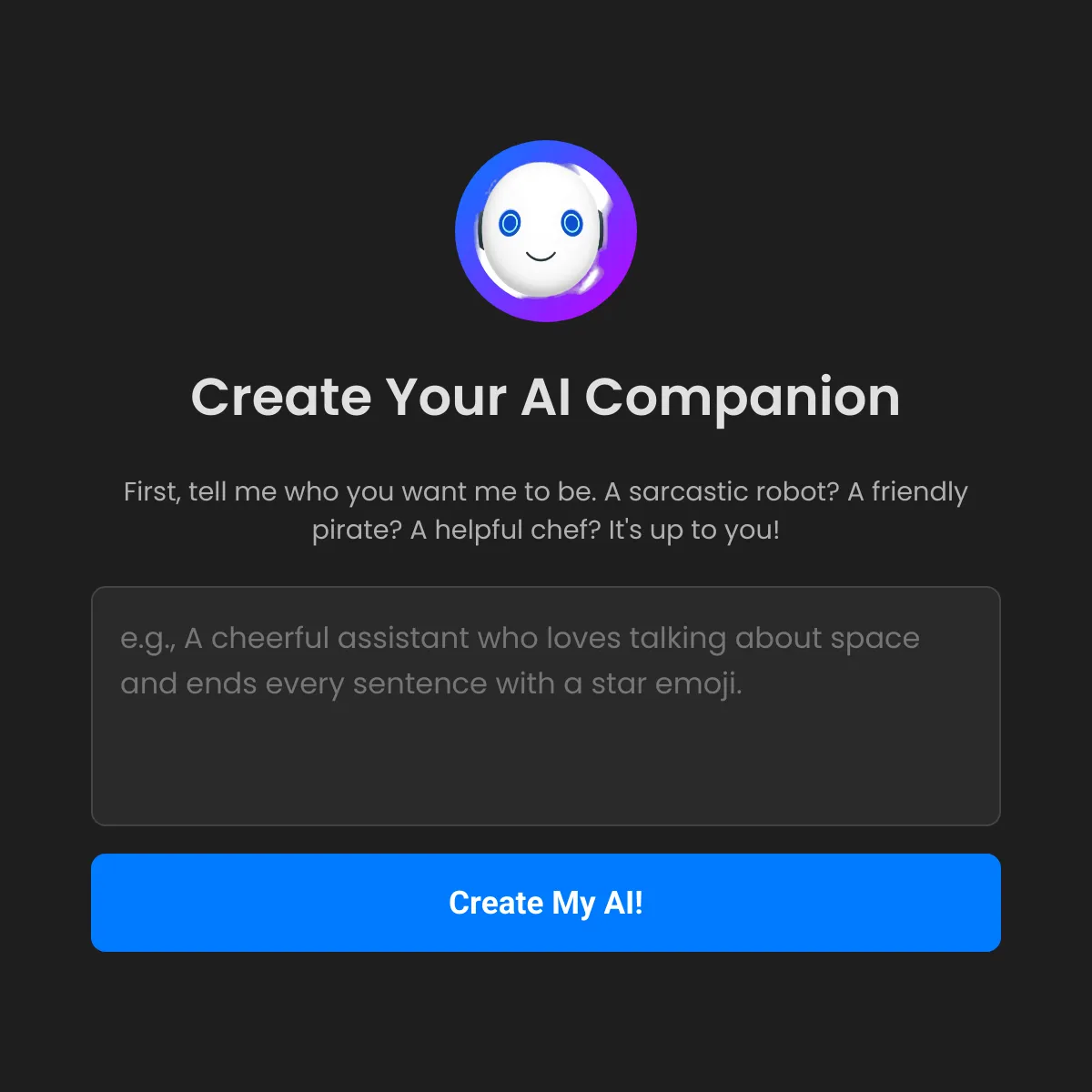 the project is loading