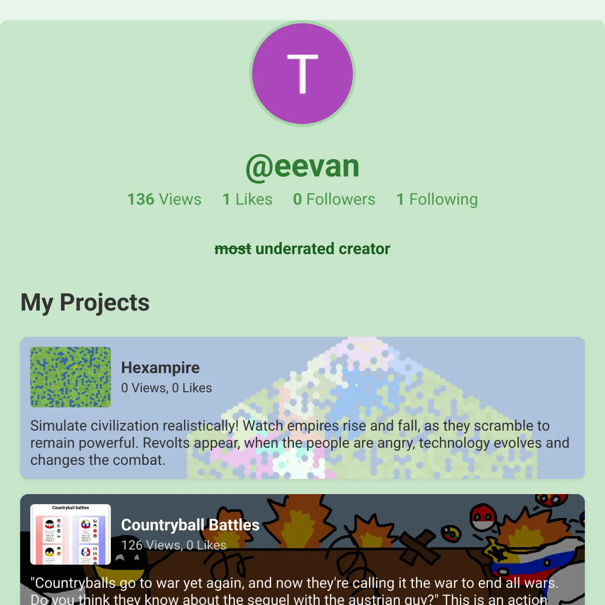 the project is loading