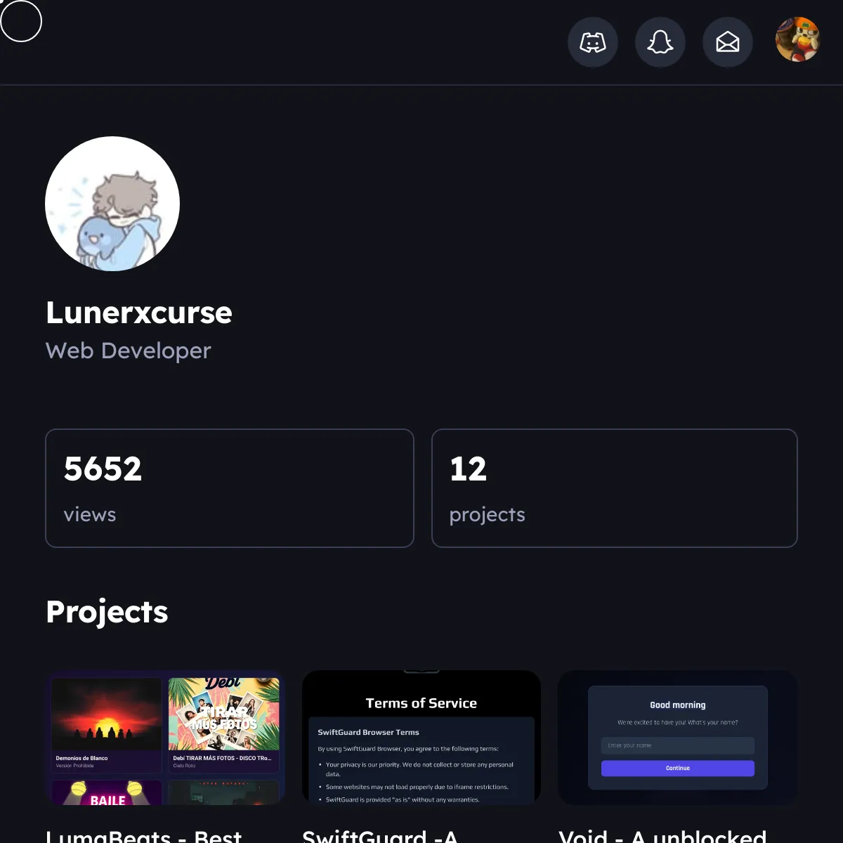 the project is loading
