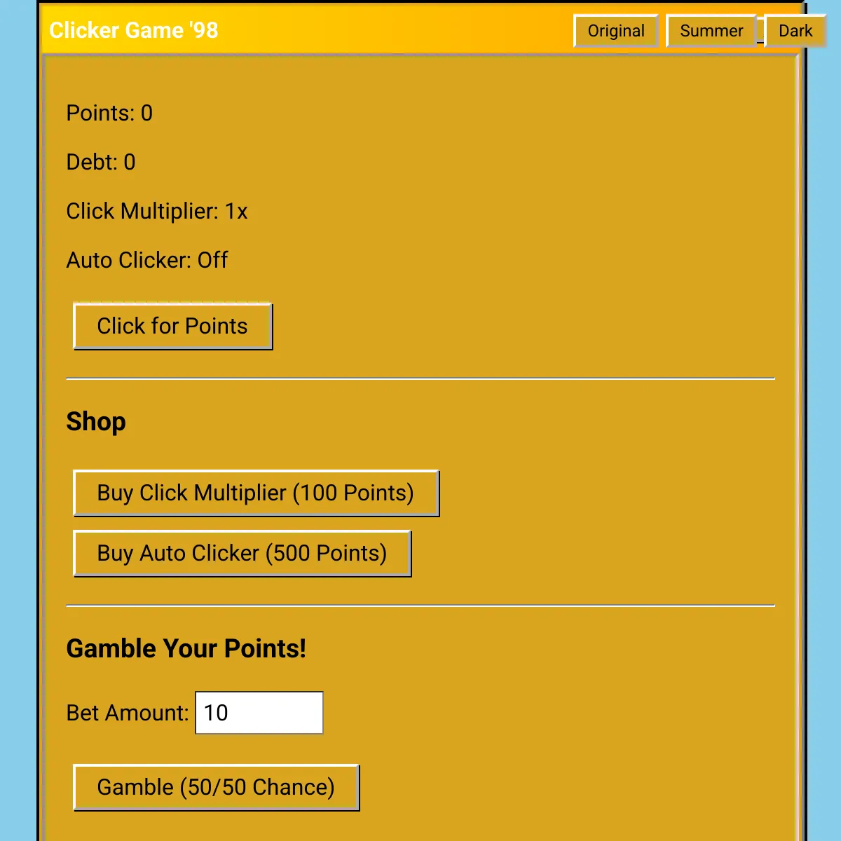 Clicker Game '98
