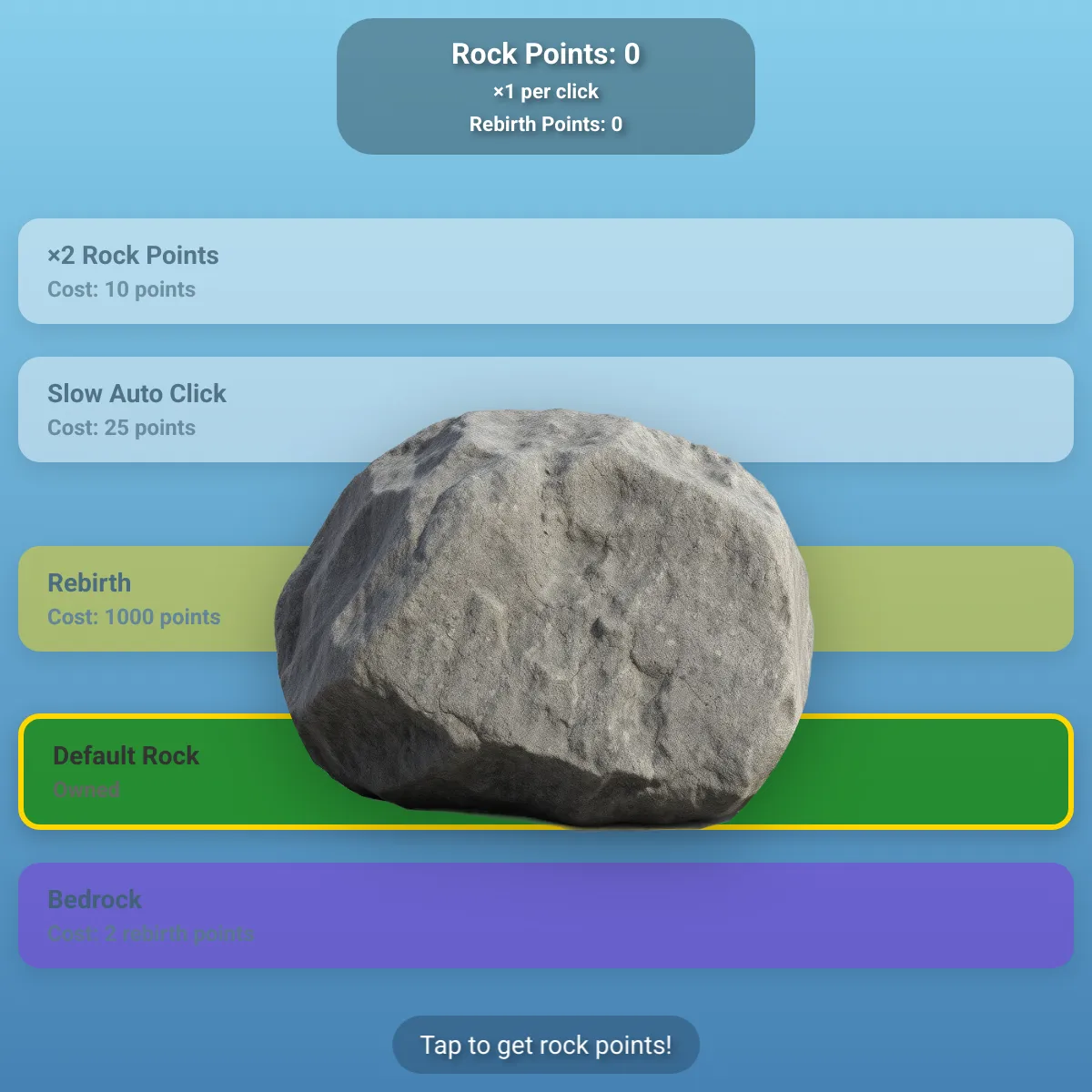 Rock Simulator